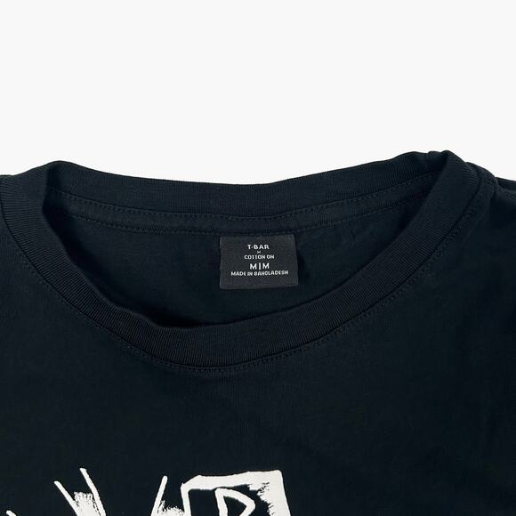 NWOT TBAR X COTTON ON Dead Days Island Graphic Print Tee (Black | Size M) - Picture 3 of 3